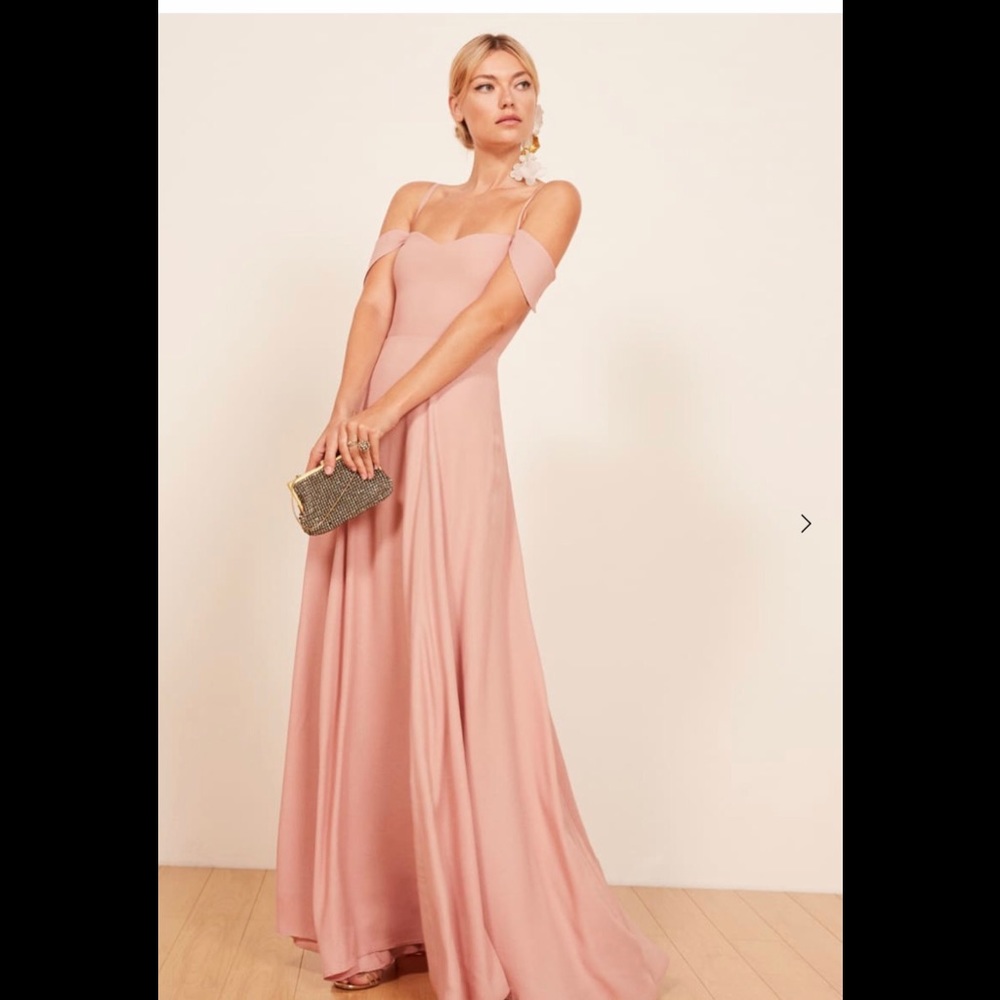 Reformation Poppy Dress in Blush